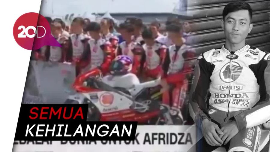 Dukacita untuk Pebalap Afridza yang Tewas Kecelakaan di Sepang