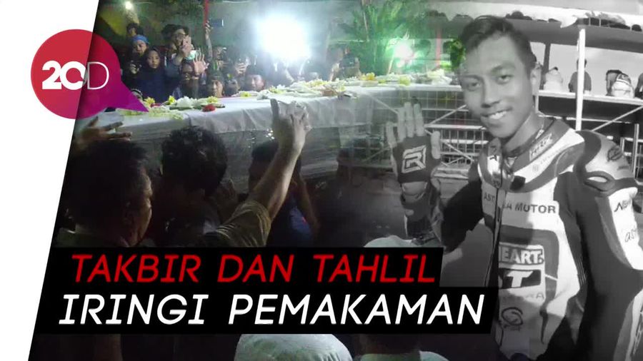 Ribuan Warga Antar Pembalap Afridza ke Peristirahatan Terakhir