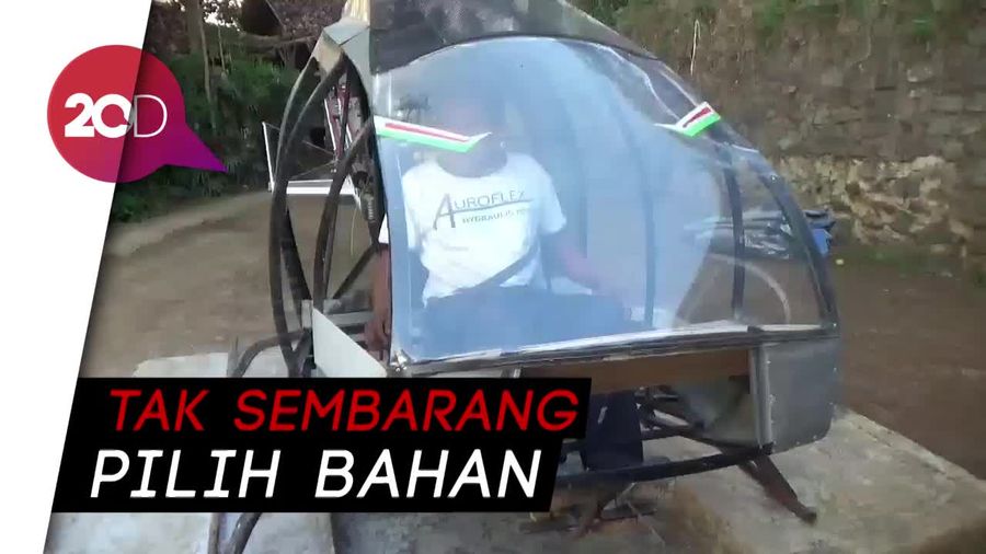 Spesifikasi Helikopter Rp 30 Juta Buatan Tukang Bubut di Sukabumi