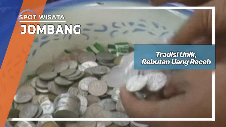 Tradisi Unik, Rebutan Uang Receh, Jombang