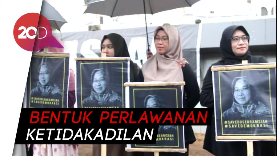 Aksi Kamisan Tolak Petetapan Dosen UIN jadi Tersangka