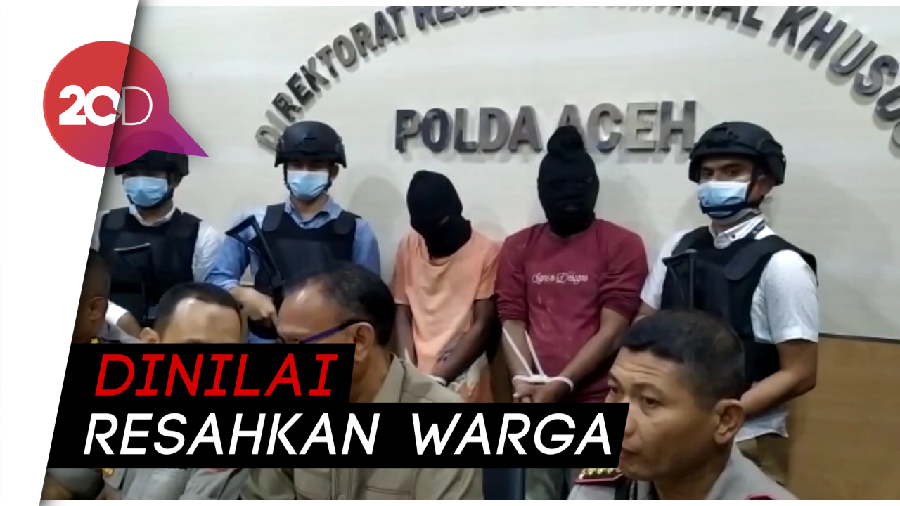 Pembuat dan Penyebar Video Kemerdekaan Aceh Darussalam Dibekuk