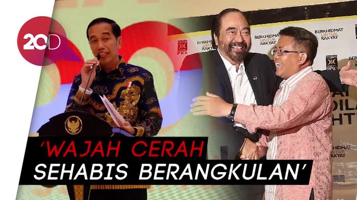 Ini Rangkulan Surya Paloh-Presiden PKS yang Disebut Jokowi Tak Biasa