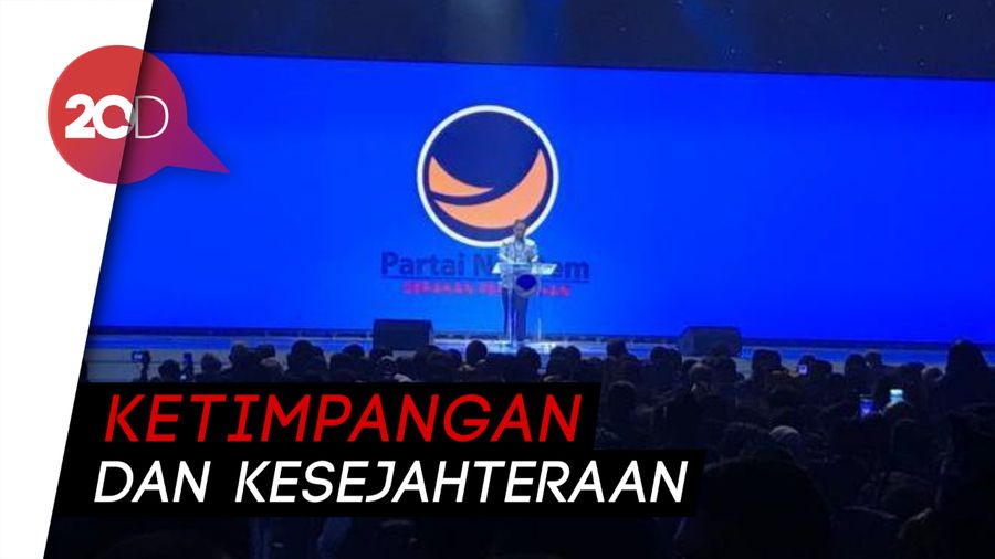 Pidato di Kongres NasDem, Anies Bicara Ketimpangan Ekonomi
