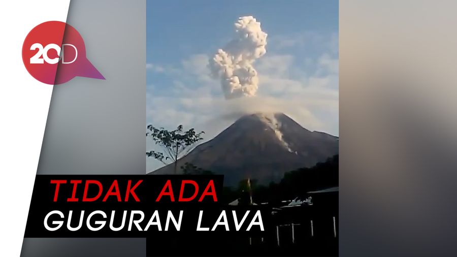Pagi Ini, Gunung Merapi Semburkan Awan Panas