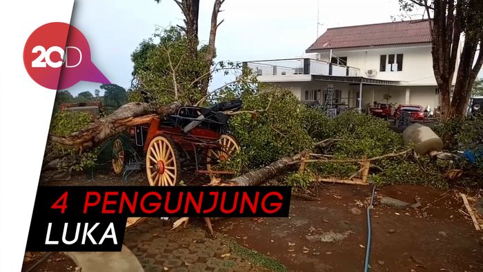 Angin Kencang Terjang Wisata Alam di Pasuruan