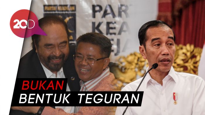 Berbalas Sindiran Jokowi-Paloh, Istana: Humor Persahabatan