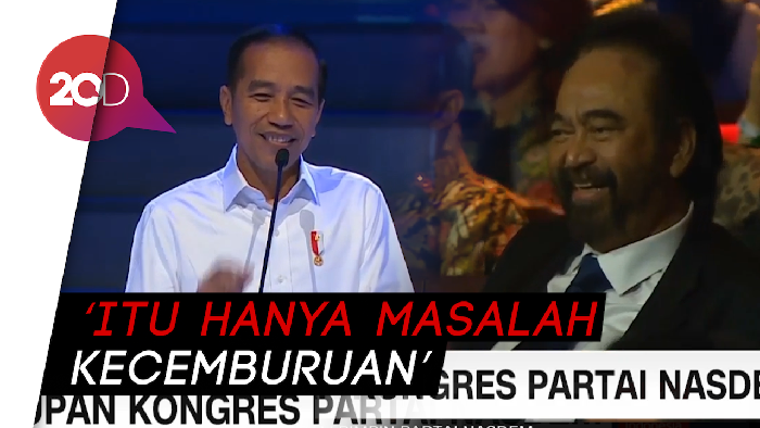 Di Kongres NasDem, Jokowi Ungkit Lagi Rangkulan Paloh-Presiden PKS