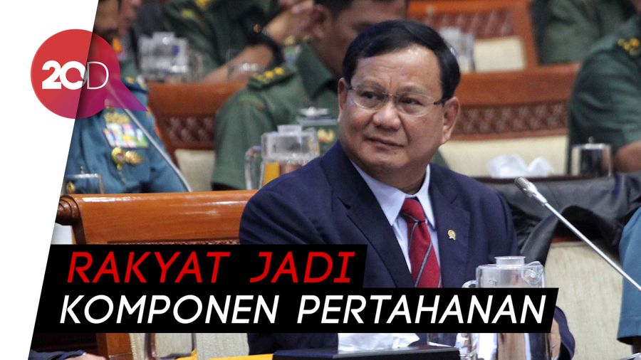 Menhan Prabowo Bicara Konsep Perang Rakyat Semesta