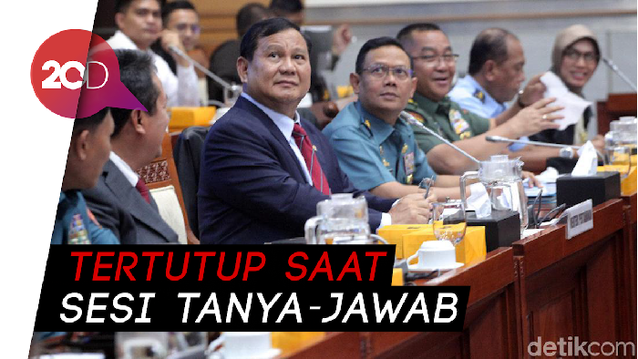 Sempat Terbuka untuk Umum, Rapat Komisi I-Prabowo Kini Tertutup