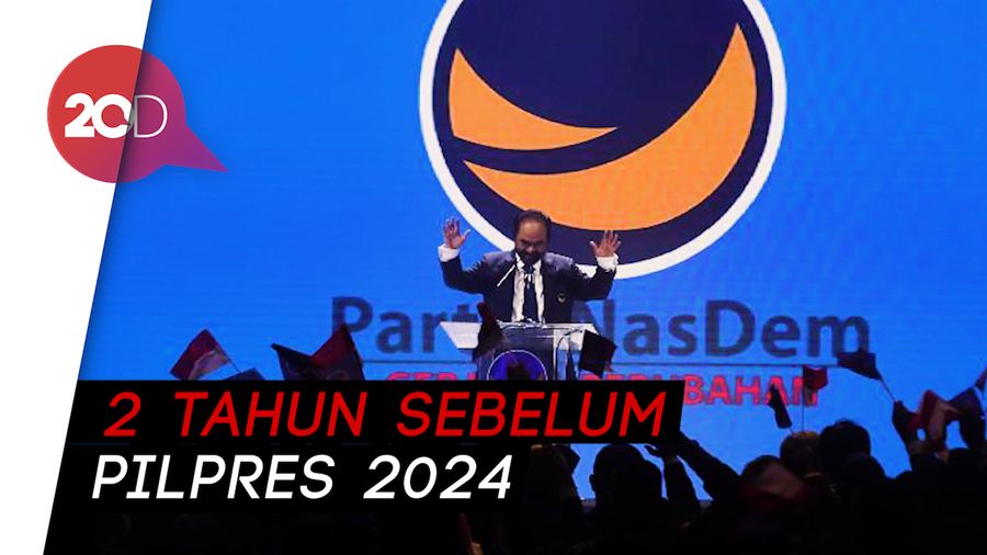 Surya Paloh Bicara Spekulasi di Pilpres 2024 di Kongres NasDem