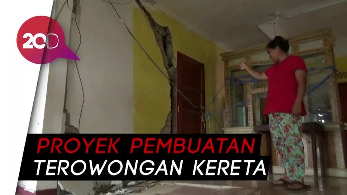 11 Rumah di Purwakarta Rusak Diduga Akibat Proyek Kereta Cepat