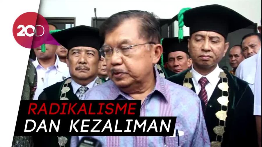 Bom di Medan, JK Bicara Pentingnya Ajarkan Islam Moderat