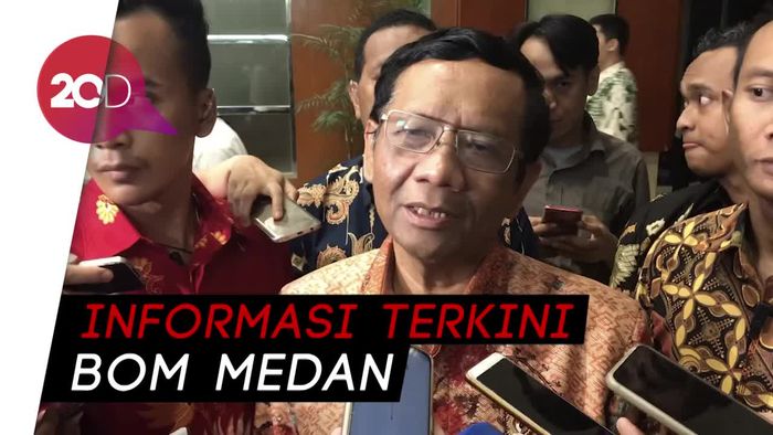 Mahfud MD: Jangan Sebar Foto Pelaku Bom Bunuh Diri Medan