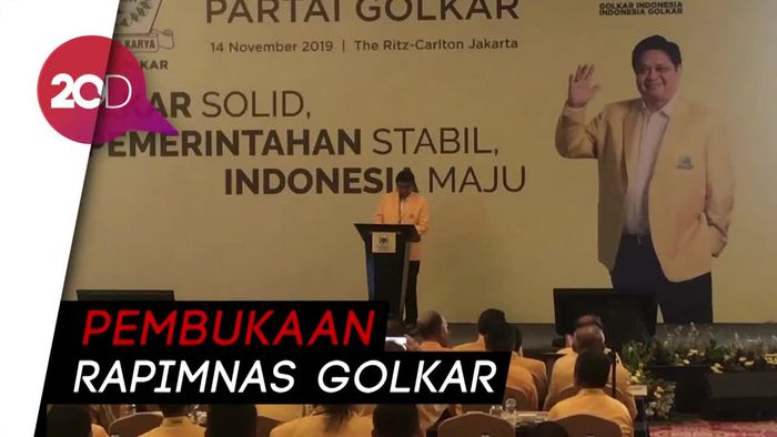 Airlangga di Rapimnas Golkar: Saya Ada Kesepakatan dengan Pak Bambang