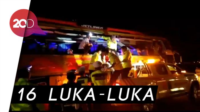  Kecelakaan 2 Bus di Tol Cipali, 7 Orang Tewas