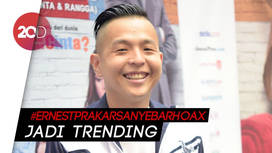 Komentari Dana Formule E, Ernest Prakasa Dituding Sebar Hoax