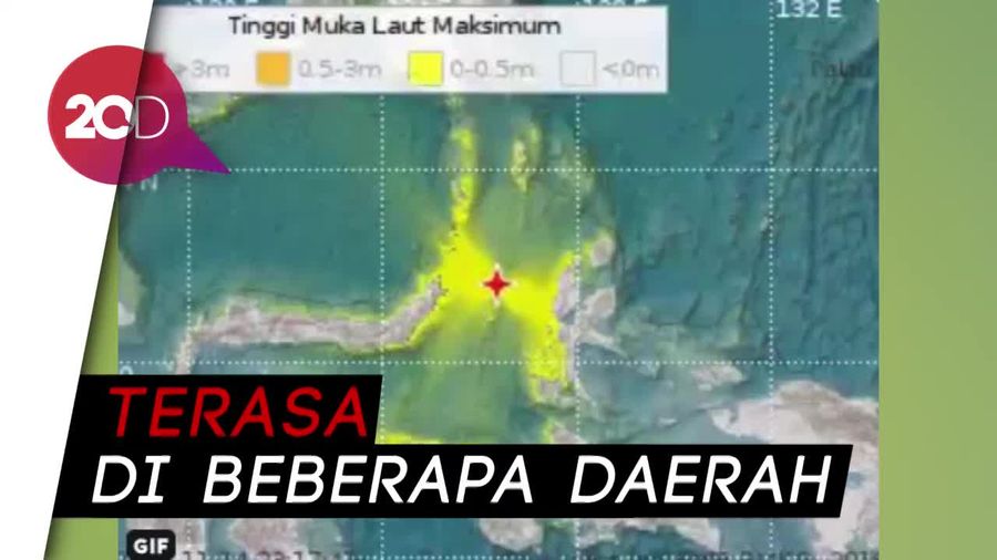 Ini Daerah yang Ikut Rasakan Guncangan Gempa Malut-Sulut M 7,1