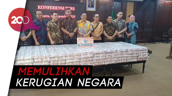 Penampakan Uang Hasil Korupsi Kokos Jiang yang Dikembalikan ke Negara