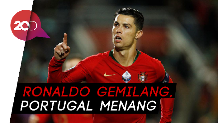 Ronaldo Hat-trick, Portugal Hancurkan Lithuania 6-0