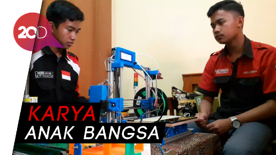 Keren! Siswa SMK 2 Cimahi Bikin Printer 3D