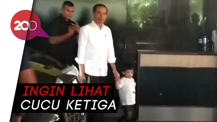 Tengok La Lembah Manah, Jokowi Kembali ke RS PKU Solo