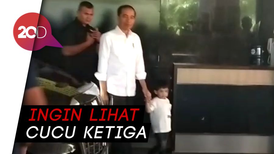 Tengok La Lembah Manah, Jokowi Kembali ke RS PKU Solo