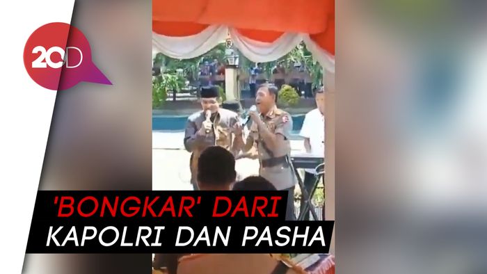 Keren! Duet Kapolri dan Pasha Ungu Dendangkan Lagu Bongkar