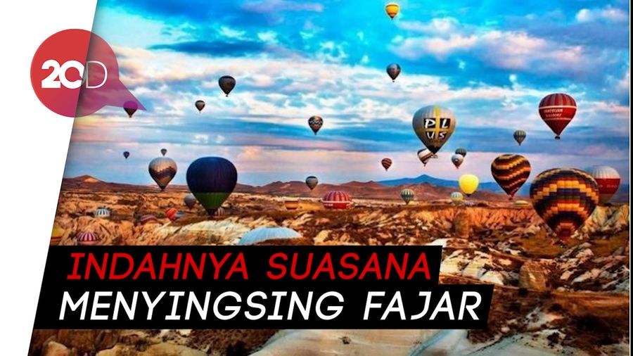 Melihat Pesona Alam Cappadocia saat Menaiki Balon Udara