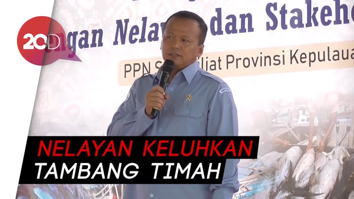 Menteri Edhy Terima Keluhan Nelayan di Bangka Soal Penambangan Timah