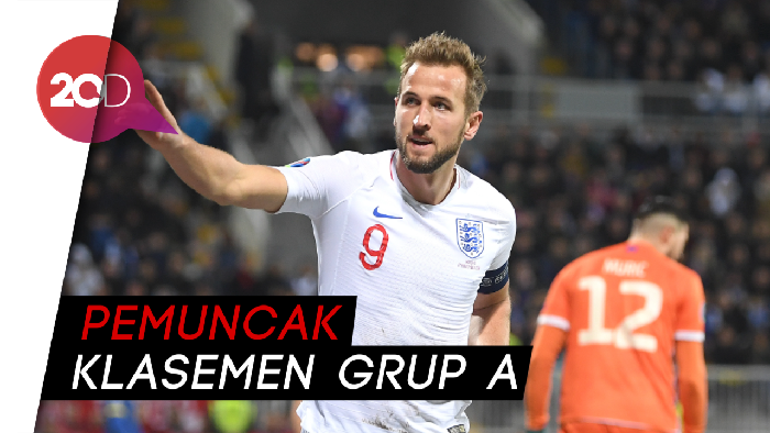 Inggris Tutup Kualifikasi Euro dengan Menang Telak 4-0 Atas Kosovo