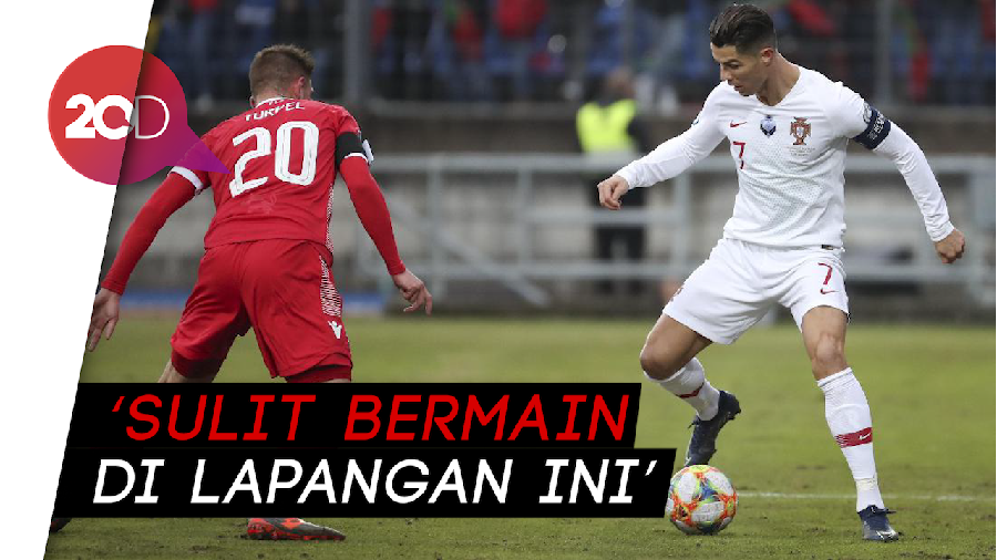Keluhkan Lapangan Luksemburg, Ronaldo Sebut Ladang Kentang