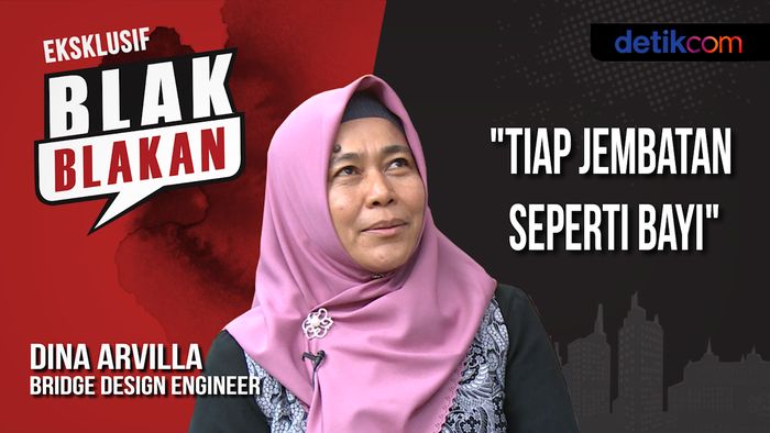 Tonton Blak-blakan Dina Arvila: Tiap Jembatan Seperti Bayi