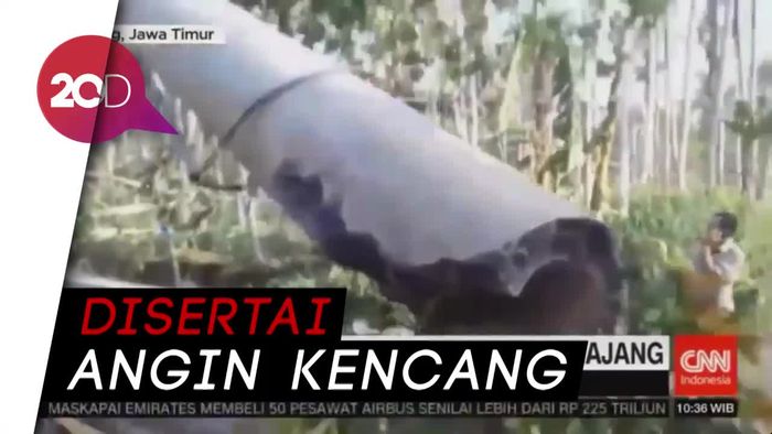 Diterjang Hujan Es, 8 Rumah Rusak di Lumajang