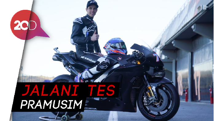 Perdana! Alex Marquez Tunggangi Honda RC213V