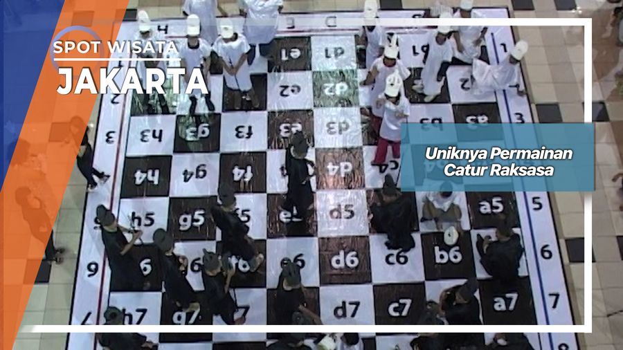 Uniknya Permainan Catur Raksasa, Jakarta