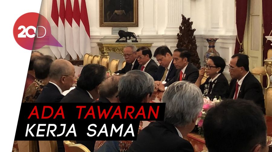 Bareng Pengusaha Jepang, Jokowi Bahas Ibu Kota Baru