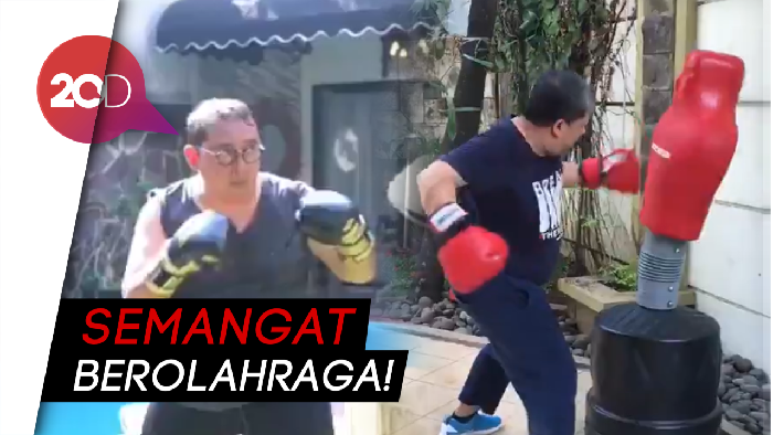 Bakbuk! Gaya Fadli Zon-Fahri Hamzah Latihan Tinju