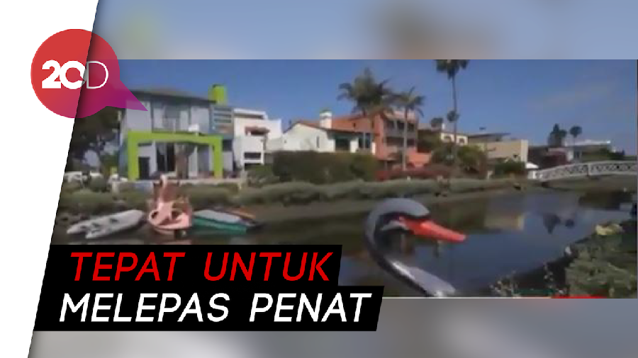 Kanal Venesia ala Amerika Tawarkan Suasana Tenang nan Rileks