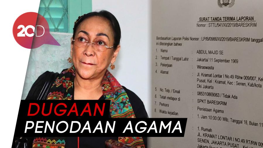 Mantan Ketua FPI Jakarta Polisikan Sukmawati Soekarnoputri