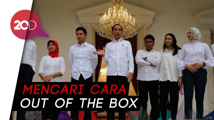 7 Wajah Milenial Staf Khusus Pilihan Presiden
