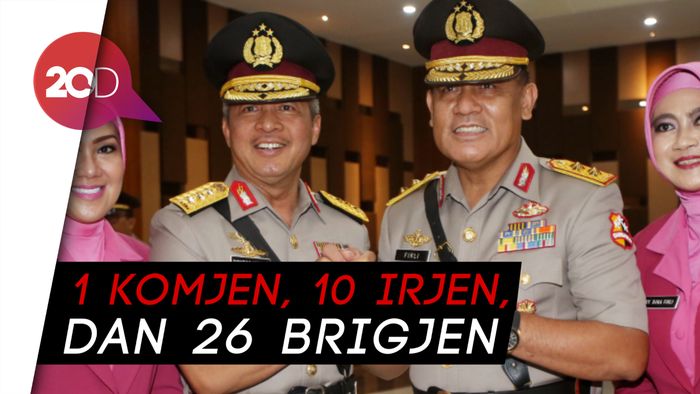 Firli Bahuri Jadi Komjen, Ini Daftar 37 Perwira yang Naik Pangkat
