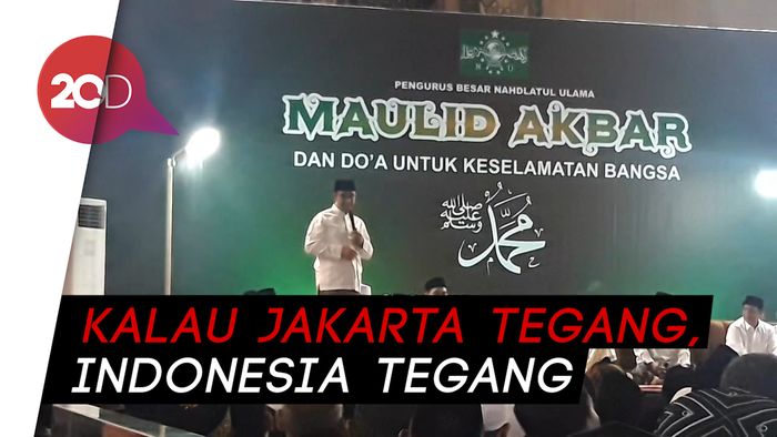 Hadiri Maulid Nabi di Istiqlal, Anies: Kita Ingin Jakarta Damai