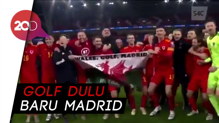 Lelucon Kontroversial Bale Wales, Golf, Madrid