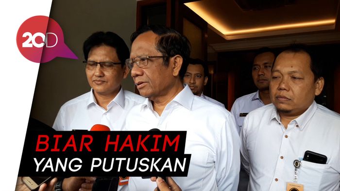 Pimpinan KPK Gugat UU KPK Baru ke MK, Mahfud: Bagus