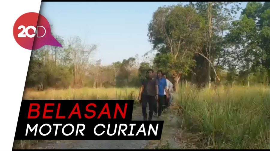 Polisi Bongkar Tumpukan Jerami Berisi Belasan Motor Hasil Curian