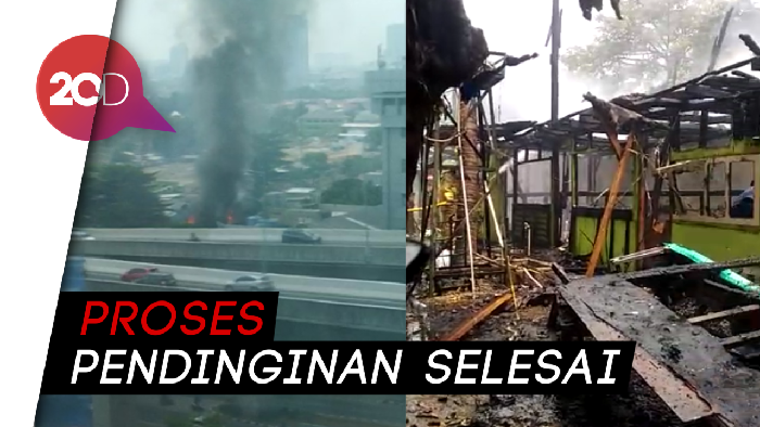 Rumah Terbakar di Kuningan Timur, Api Berhasil Dijinakkan
