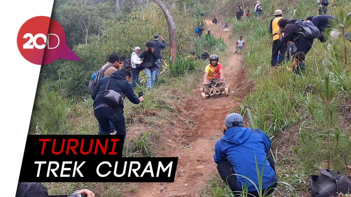 Memacu Adrenalin dengan Kadaplak, Gokar Lokal Asli Cimahi