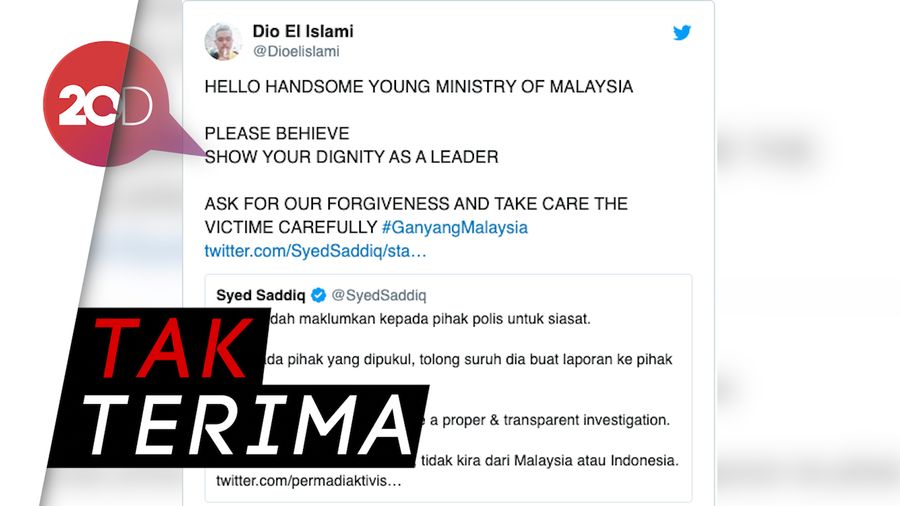 #ShameonYouSyaddiq dan #GanyangMalaysia Panas di Media Sosial