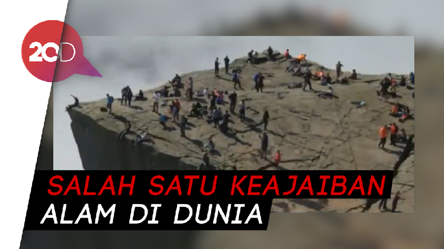 Intip Preikerstolen, Tebing Raksasa Setinggi 604 Meter di Norwegia